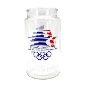 1984 Olympics M&Msglass jar 80s 1980s vintage